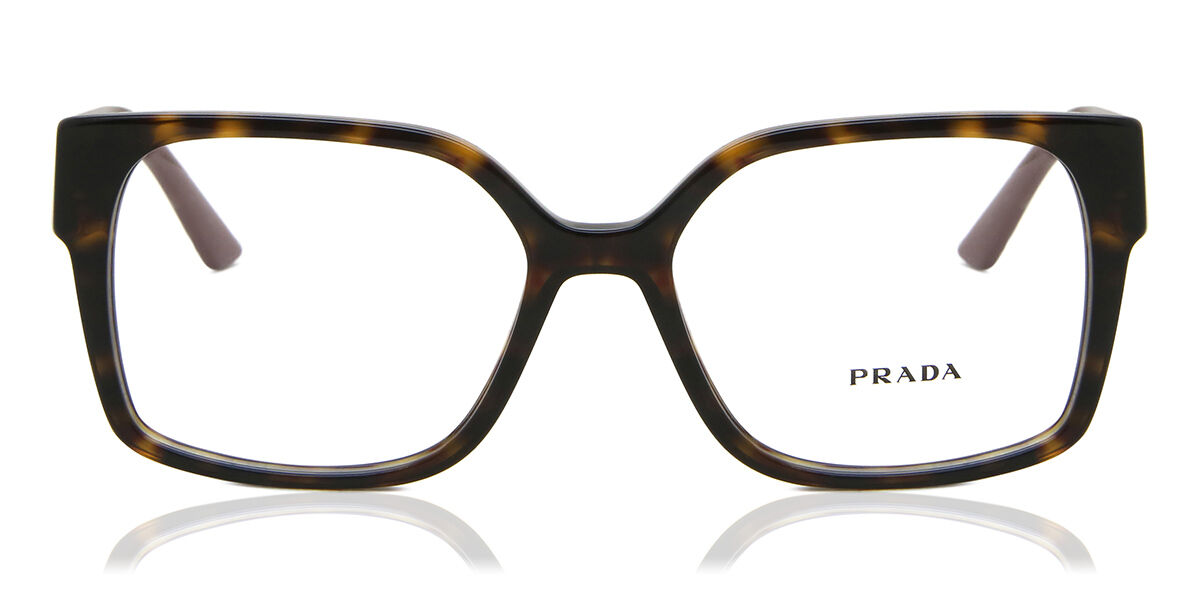 Image of Prada PR 10WV 2AU1O1 Óculos de Grau Tortoiseshell Feminino BRLPT