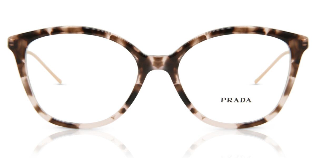 Image of Prada PR 11VV ROJ1O1 Óculos de Grau Tortoiseshell Feminino PRT