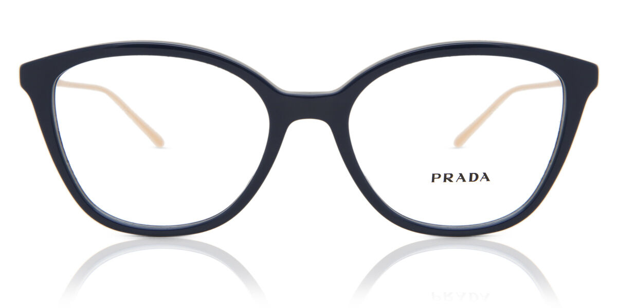 Image of Prada PR 11VV VY71O1 Óculos de Grau Azuis Feminino PRT