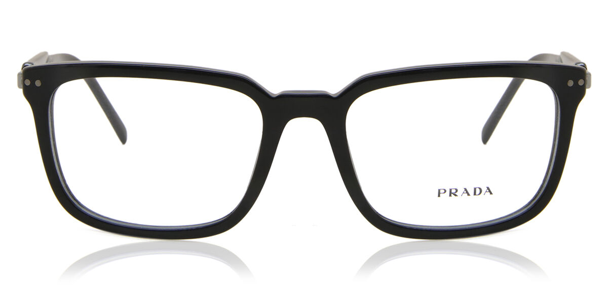 Image of Prada PR 13YV 1AB1O1 Óculos de Grau Pretos Masculino PRT