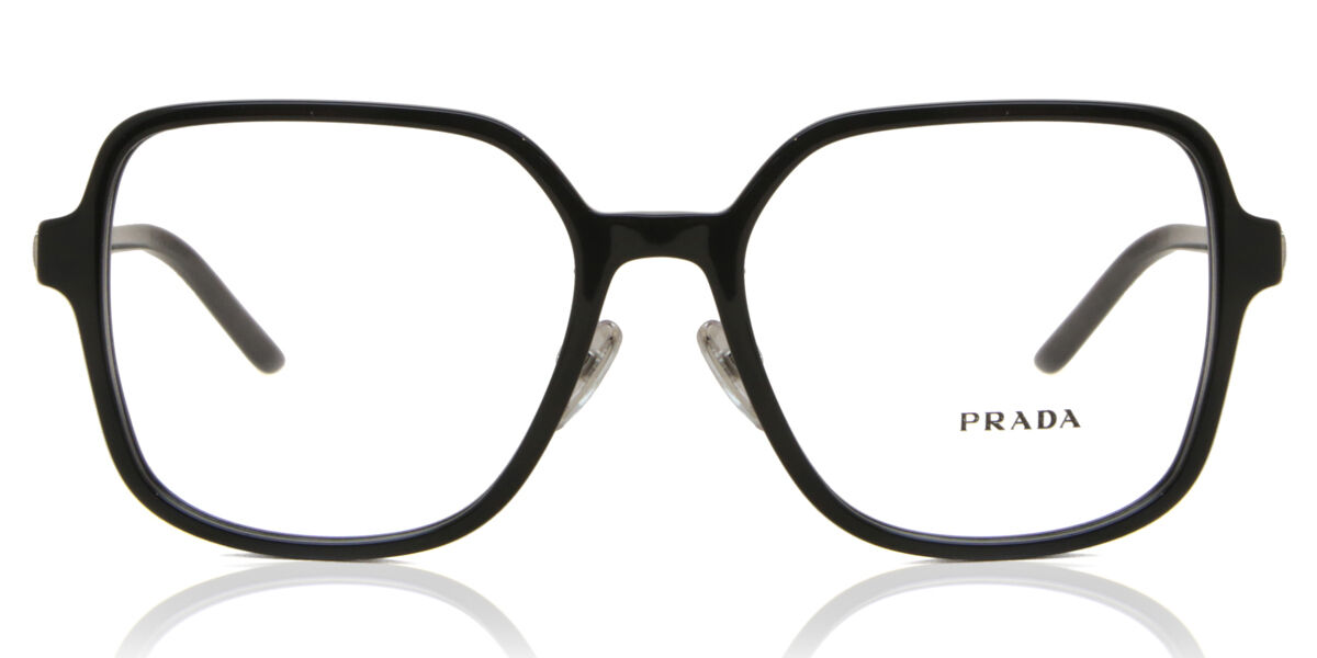 Image of Prada PR 13ZVD Asian Fit 1AB1O1 Óculos de Grau Pretos Feminino PRT