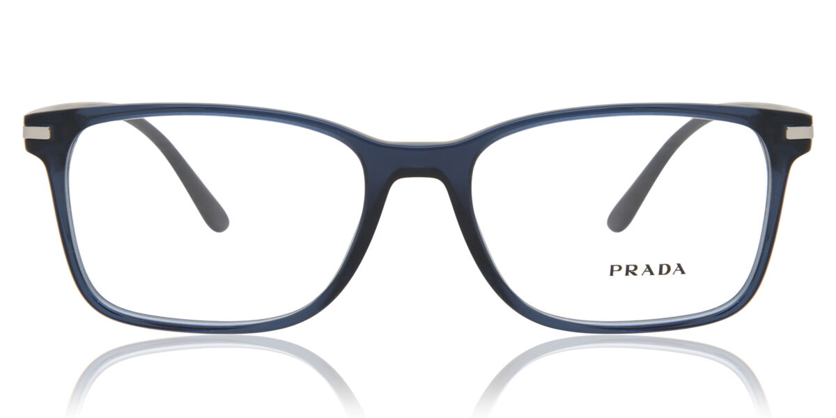 Image of Prada PR 14WV 08Q1O1 Óculos de Grau Azuis Masculino BRLPT