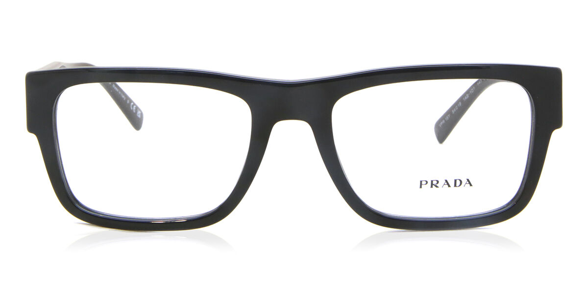 Image of Prada PR 15YV 1AB1O1 Óculos de Grau Pretos Masculino PRT
