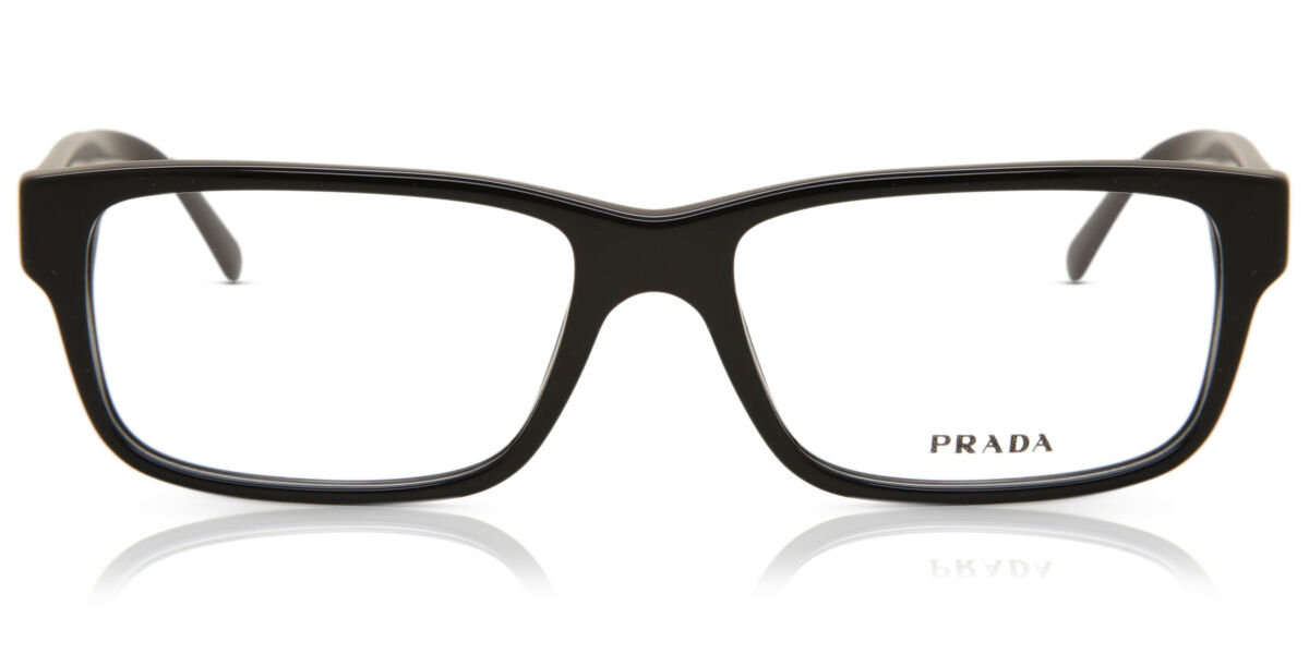 Image of Prada PR 16MV 1AB1O1 Óculos de Grau Pretos Masculino PRT