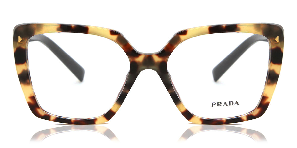 Image of Prada PR 16ZV 7S01O1 Óculos de Grau Tortoiseshell Feminino BRLPT