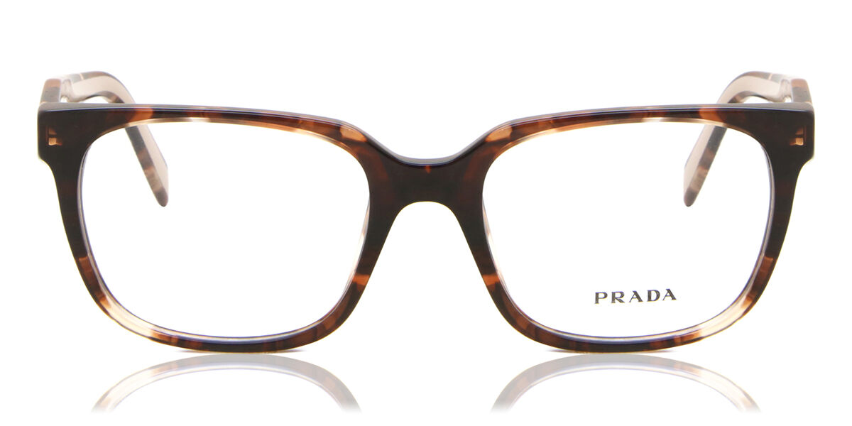 Image of Prada PR 17ZV 07R1O1 Óculos de Grau Tortoiseshell Feminino BRLPT