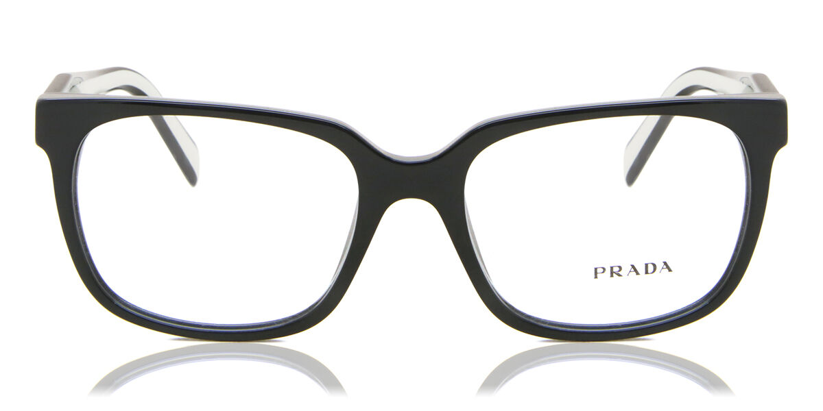 Image of Prada PR 17ZV 1AB1O1 Óculos de Grau Pretos Feminino PRT