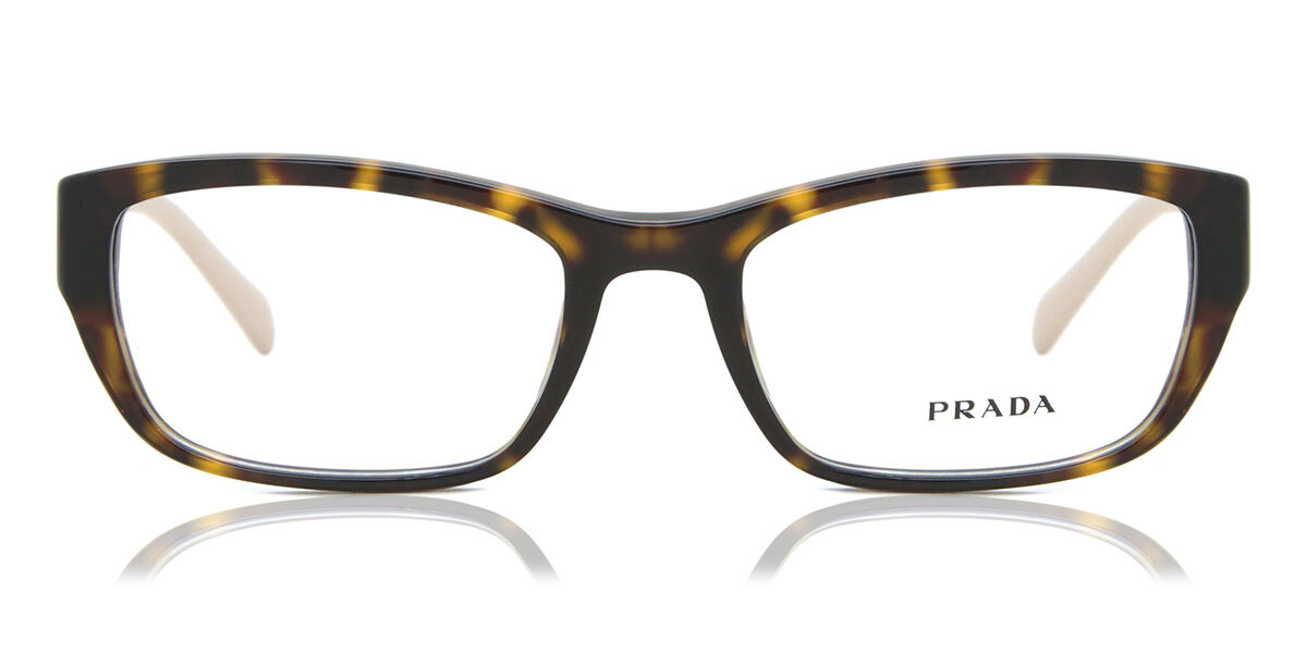 Image of Prada PR 18OV HERITAGE 14G1O1 Óculos de Grau Tortoiseshell Feminino BRLPT
