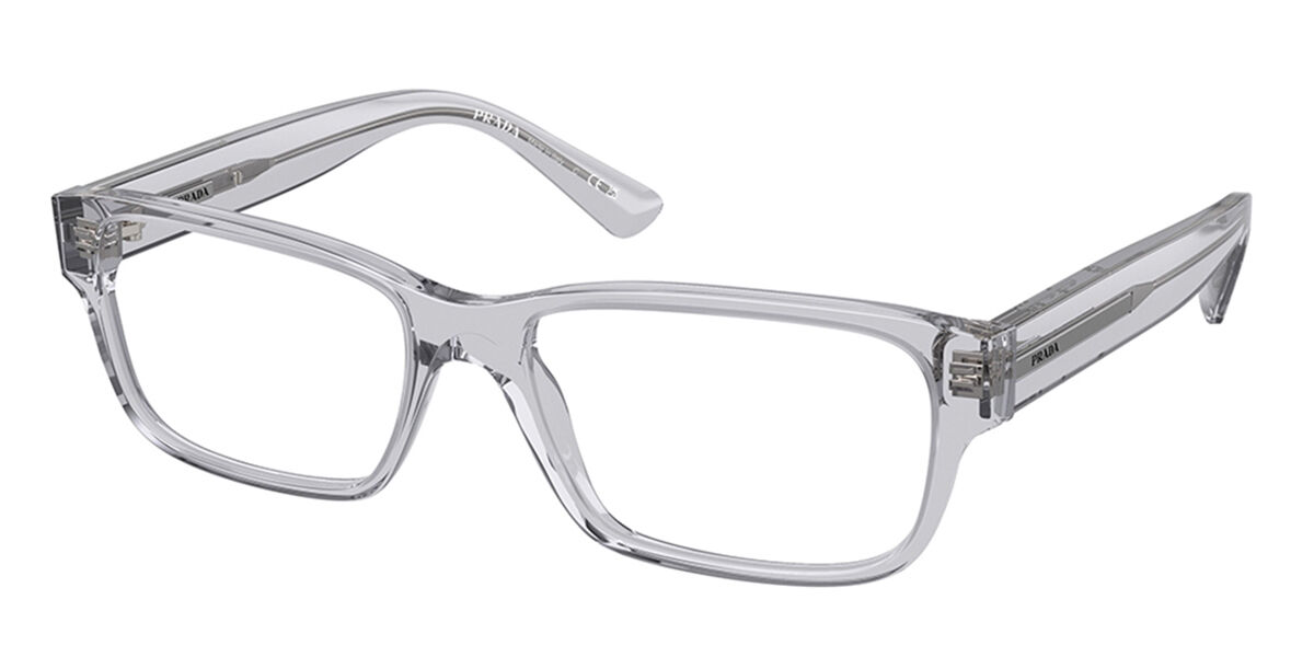 Image of Prada PR 18ZVF Formato Asiático U431O1 Óculos de Grau Transparentes Masculino BRLPT