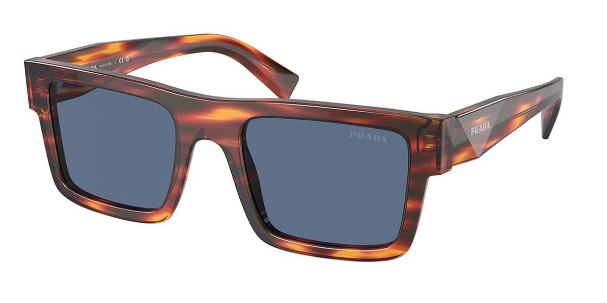 Image of Prada PR 19WS 17R06A Óculos de Sol Marrons Masculino PRT
