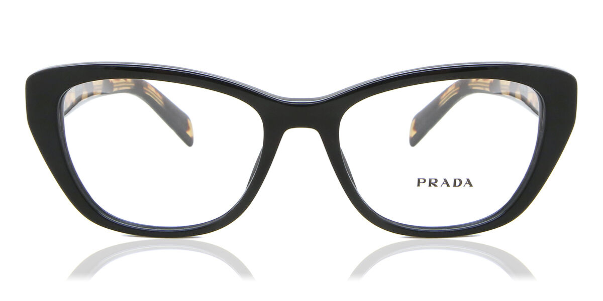 Image of Prada PR 19WV 1AB1O1 Óculos de Grau Pretos Feminino PRT