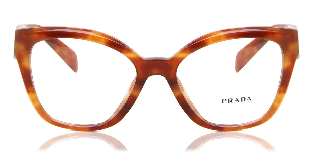 Image of Prada PR 20ZV 10L1O1 Óculos de Grau Tortoiseshell Feminino BRLPT