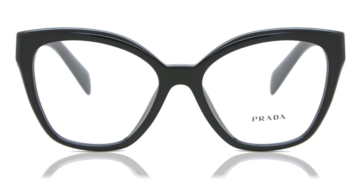 Image of Prada PR 20ZV 16K1O1 Óculos de Grau Pretos Feminino PRT