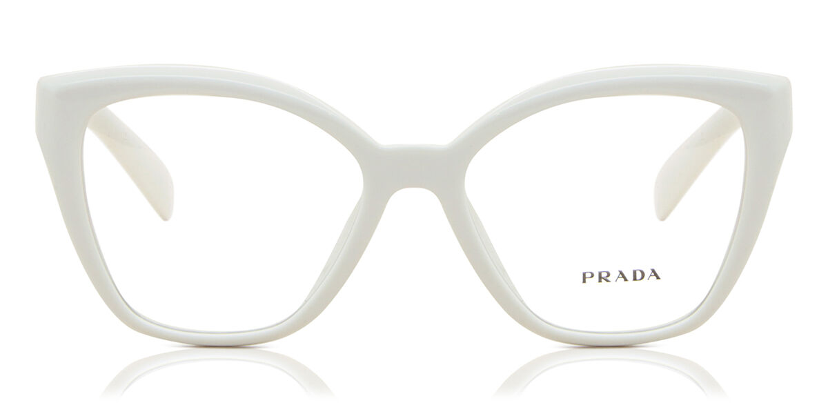 Image of Prada PR 20ZV 17K1O1 Óculos de Grau Brancos Feminino BRLPT