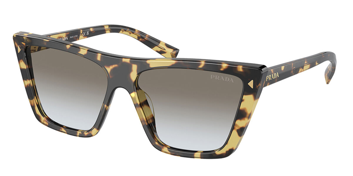 Image of Prada PR 21ZS 7S00A7 55 Lunettes De Soleil Femme Tortoiseshell FR