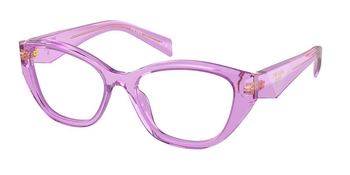 Image of Prada PR 21ZV 13R1O1 Óculos de Grau Purple Feminino BRLPT