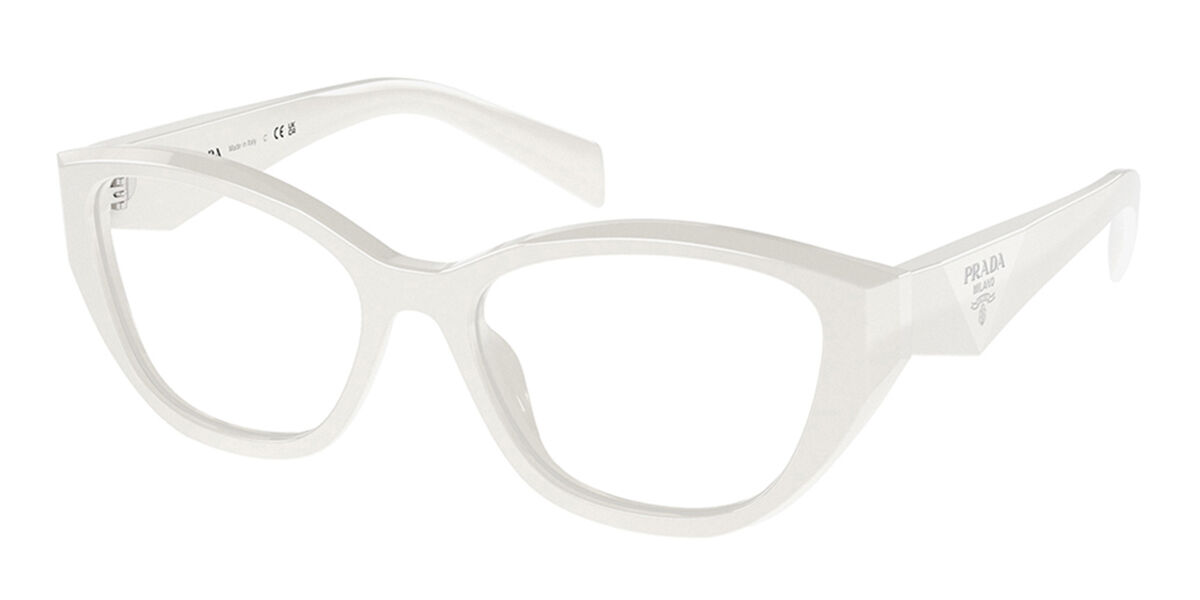 Image of Prada PR 21ZVF Asian Fit 17K1O1 Óculos de Grau Brancos Feminino PRT