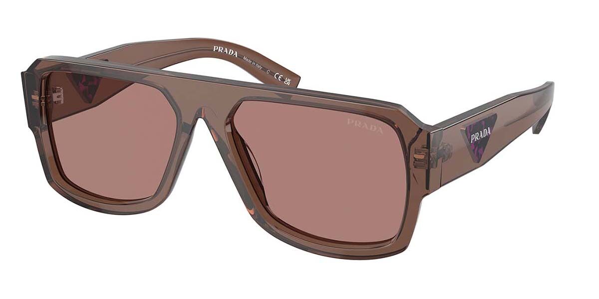 Image of Prada PR 22YS 17O60B Óculos de Sol Marrons Masculino BRLPT