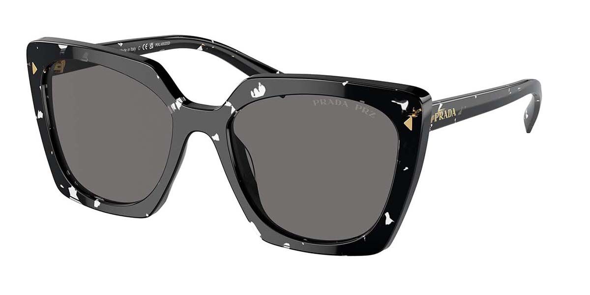 Image of Prada PR 23ZS Polarized 15S5Z1 54 Sköldpaddemönstradeshell Solglasögon Kvinna SEK