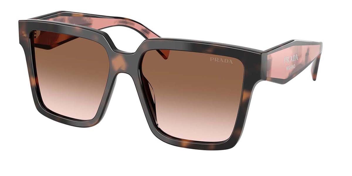 Image of Prada PR 24ZS 23A0A6 56 Lunettes De Soleil Femme Tortoiseshell FR