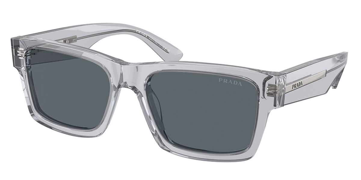 Image of Prada PR 25ZS U430A9 Óculos de Sol Transparentes Masculino PRT