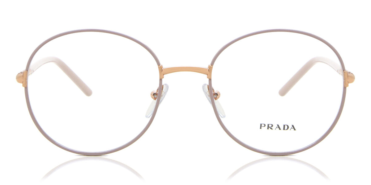 Image of Prada PR 55WV 18B1O1 Óculos de Grau Rose-Dourados Feminino PRT
