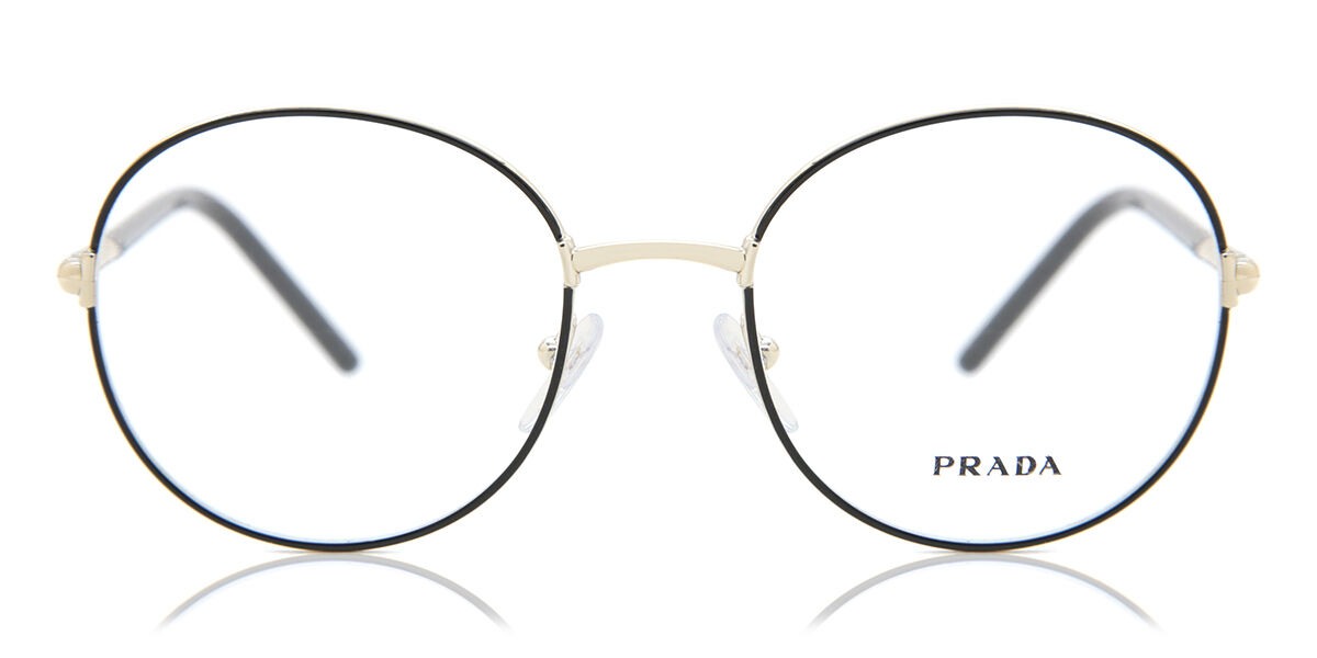 Image of Prada PR 55WV AAV1O1 Óculos de Grau Pretos Feminino BRLPT