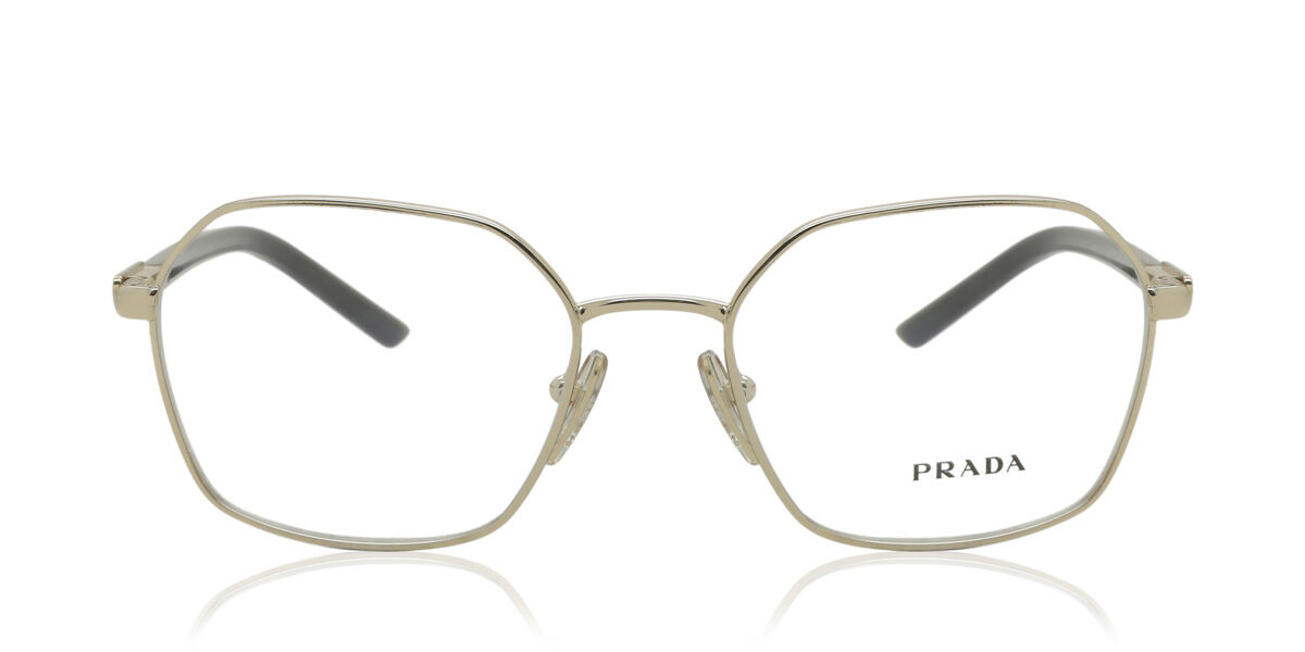 Image of Prada PR 55YV ZVN1O1 Óculos de Grau Dourados Feminino PRT