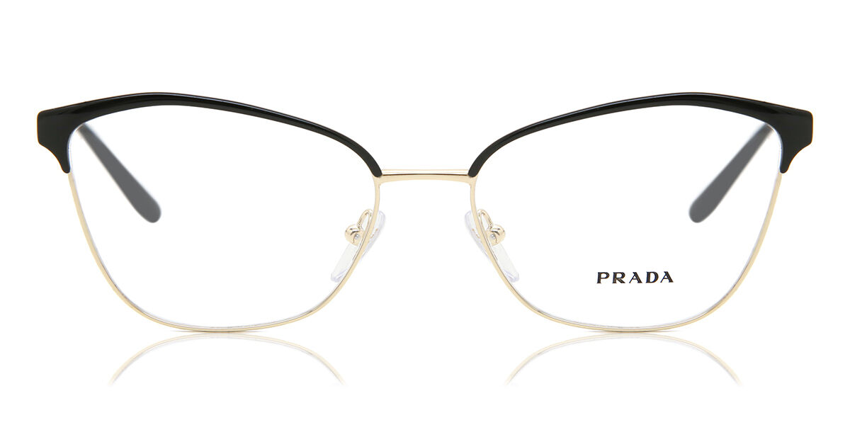Image of Prada PR 62XV AAV1O1 Óculos de Grau Pretos Feminino BRLPT