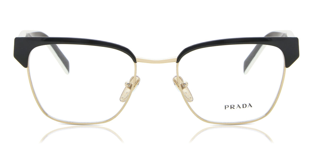 Image of Prada PR 65YV 18A1O1 Óculos de Grau Dourados Feminino PRT