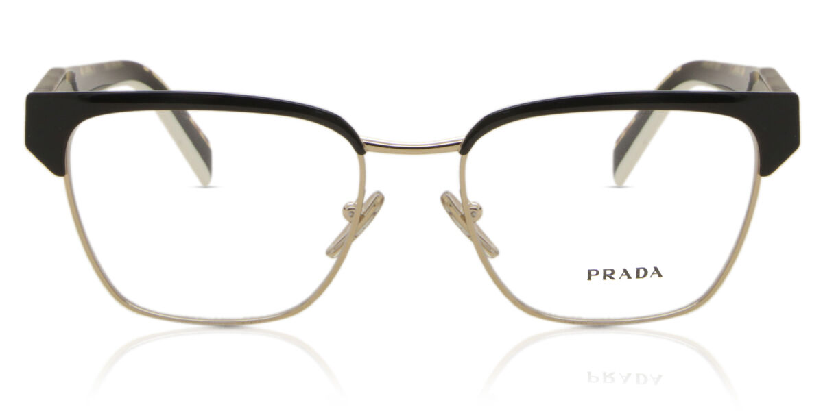 Image of Prada PR 65YV AAV1O1 Óculos de Grau Dourados Feminino BRLPT