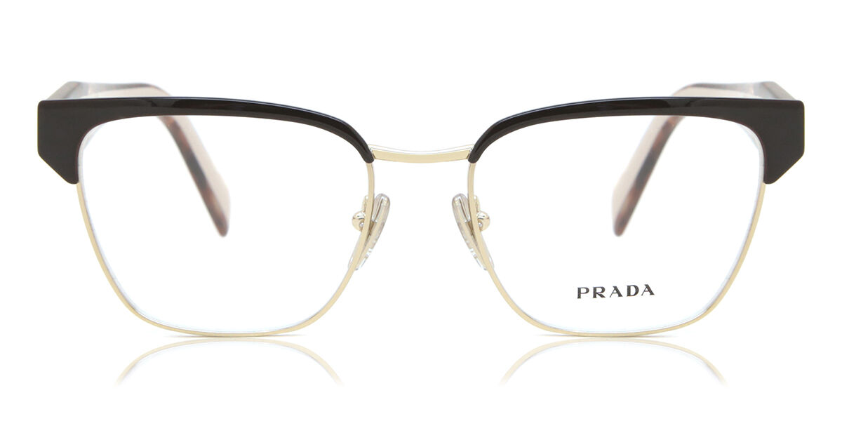 Image of Prada PR 65YV KOF1O1 53 Bruna Glasögon (Endast Båge) Kvinna SEK