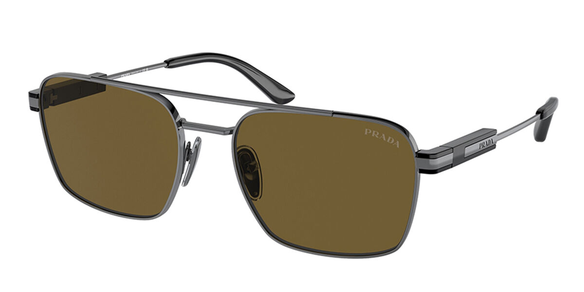 Image of Prada PR 67ZS 5AV01T Óculos de Sol Gunmetal Masculino PRT