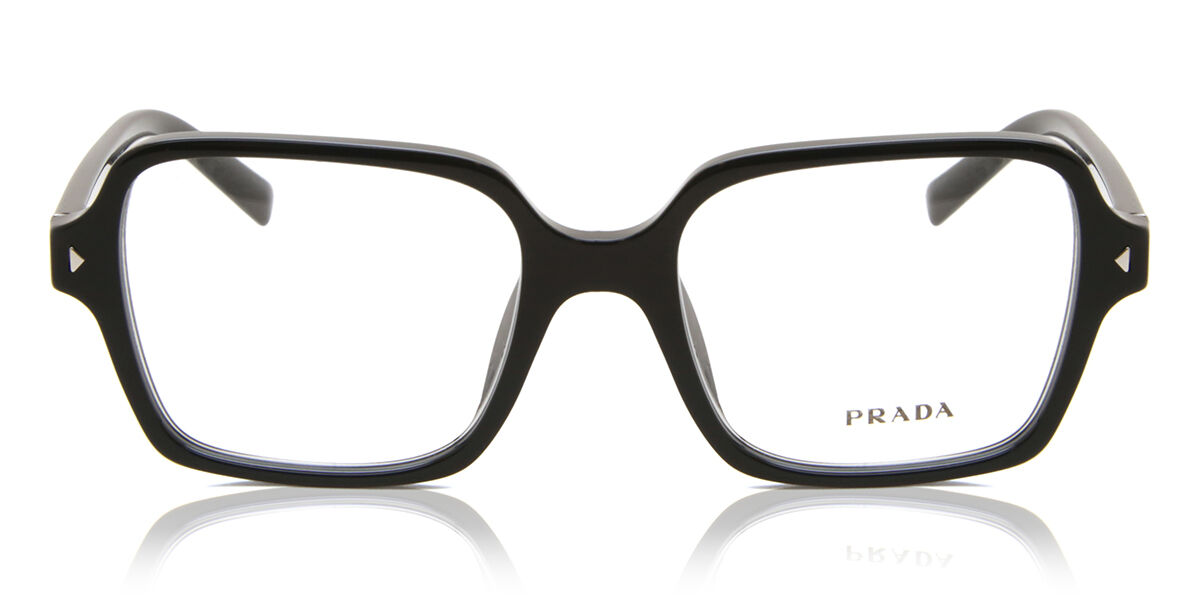 Image of Prada PR A02V 1AB1O1 53 Svarta Glasögon (Endast Båge) Kvinna SEK