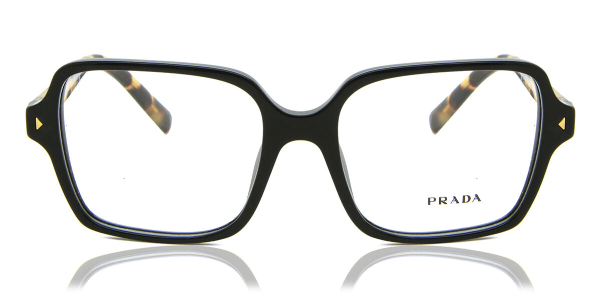 Image of Prada PR A02V 3891O1 53 Svarta Glasögon (Endast Båge) Kvinna SEK