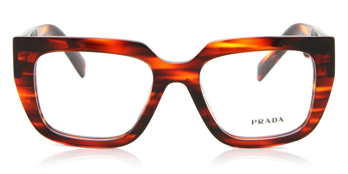 Image of Prada PR A03V 13O1O1 Óculos de Grau Tortoiseshell Feminino PRT