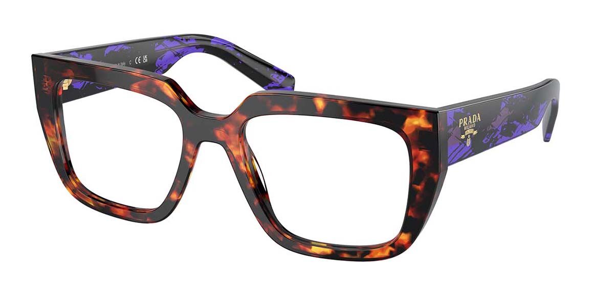 Image of Prada PR A03V 14O1O1 Óculos de Grau Tortoiseshell Feminino BRLPT