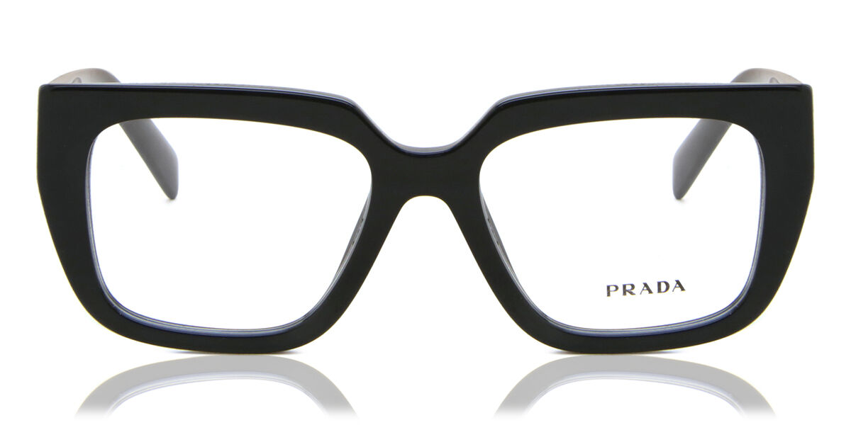 Image of Prada PR A03V 16K1O1 Óculos de Grau Pretos Feminino PRT