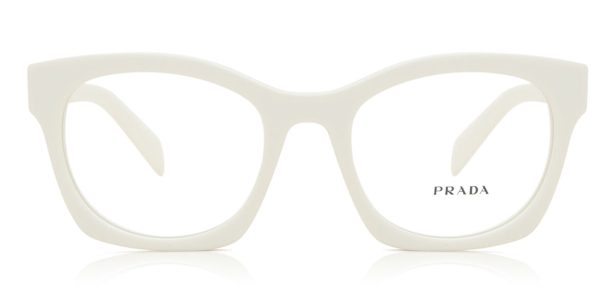 Image of Prada PR A05V 17K1O1 Óculos de Grau Brancos Feminino BRLPT
