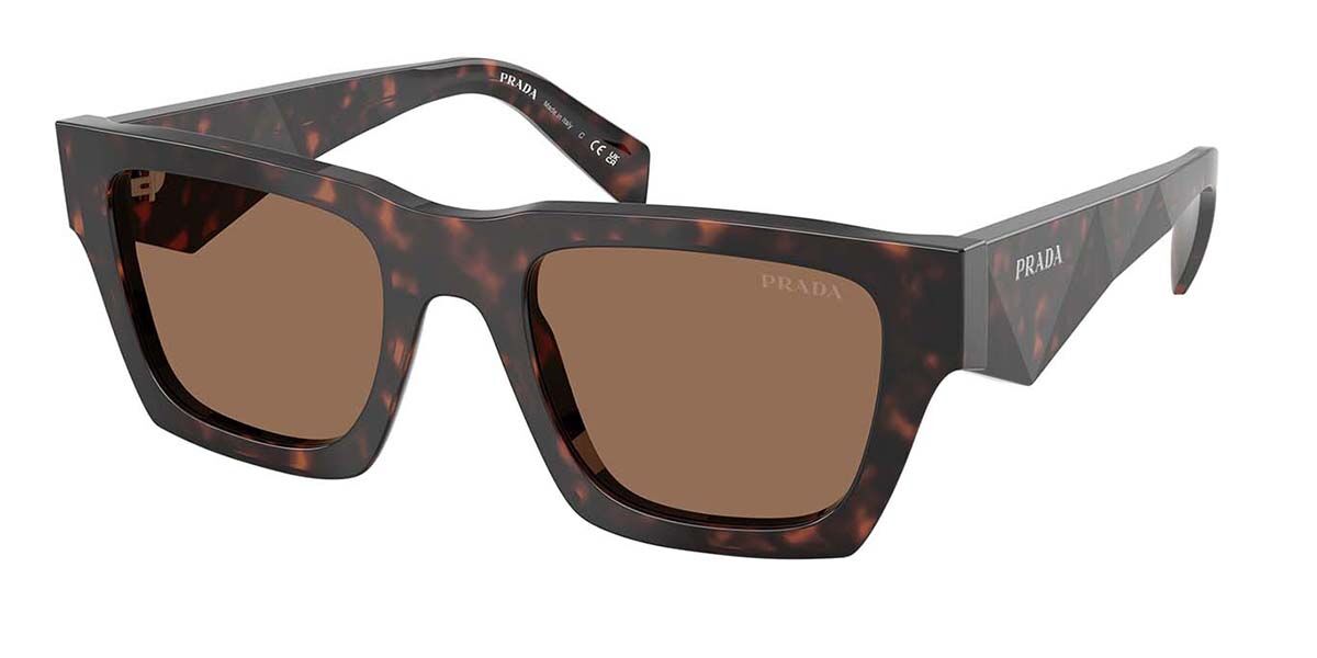 Image of Prada PR A06S 17N06B Óculos de Sol Tortoiseshell Masculino PRT