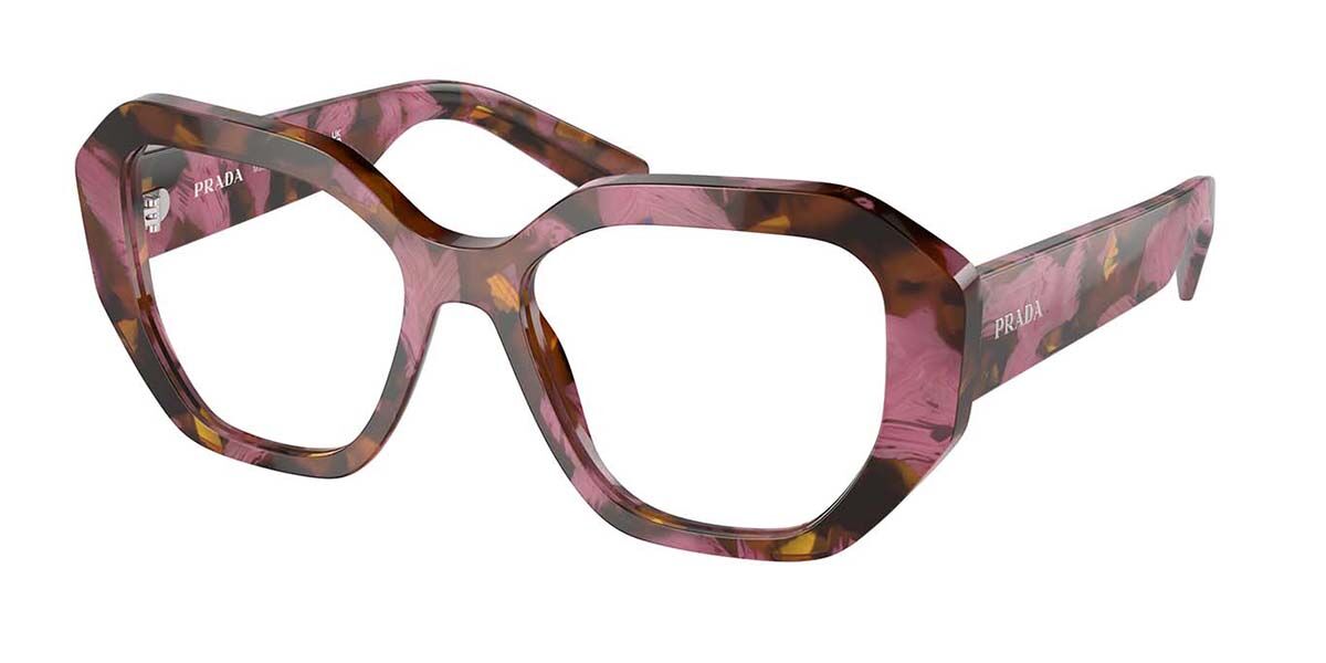 Image of Prada PR A07V 18N1O1 Óculos de Grau Tortoiseshell Feminino PRT