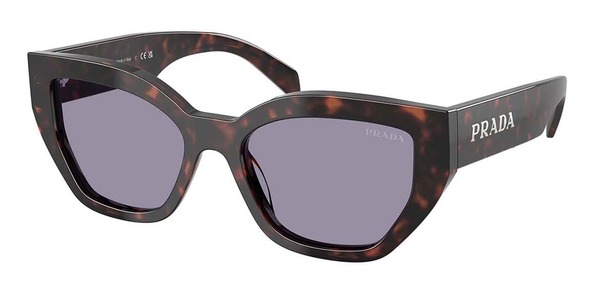 Image of Prada PR A09S 17N03N Óculos de Sol Feminino Tortoiseshell BRLPT