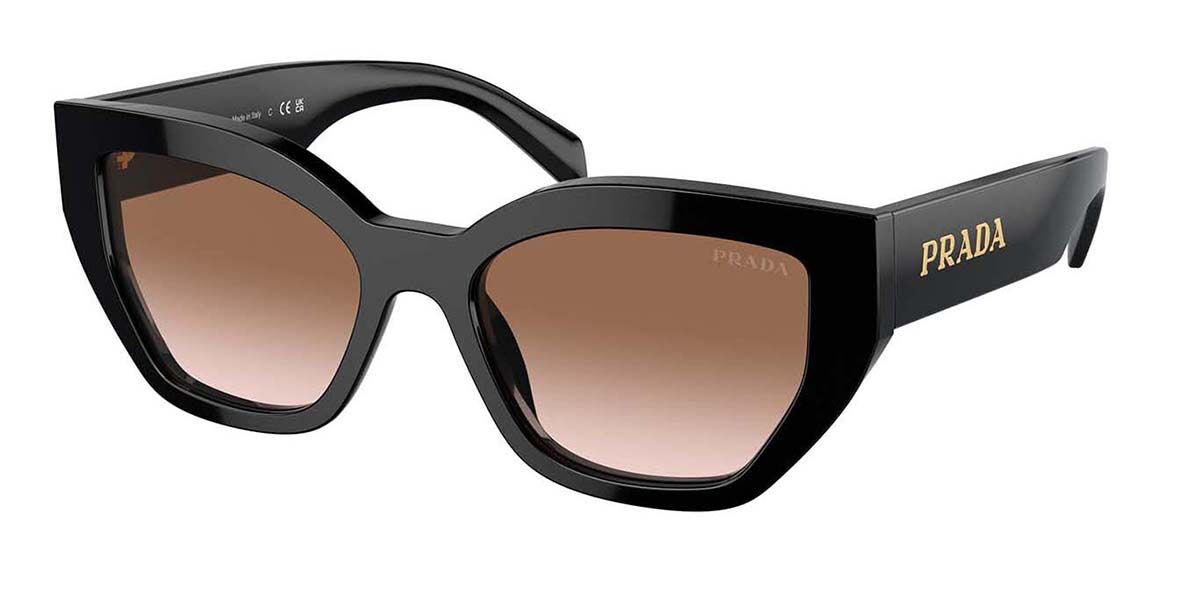 Image of Prada PR A09S 1AB0A6 53 Lunettes De Soleil Femme Noires FR