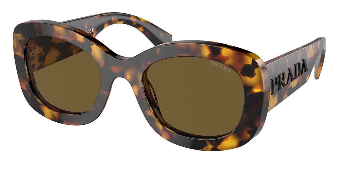 Image of Prada PR A13S VAU01T 54 Lunettes De Soleil Femme Tortoiseshell FR