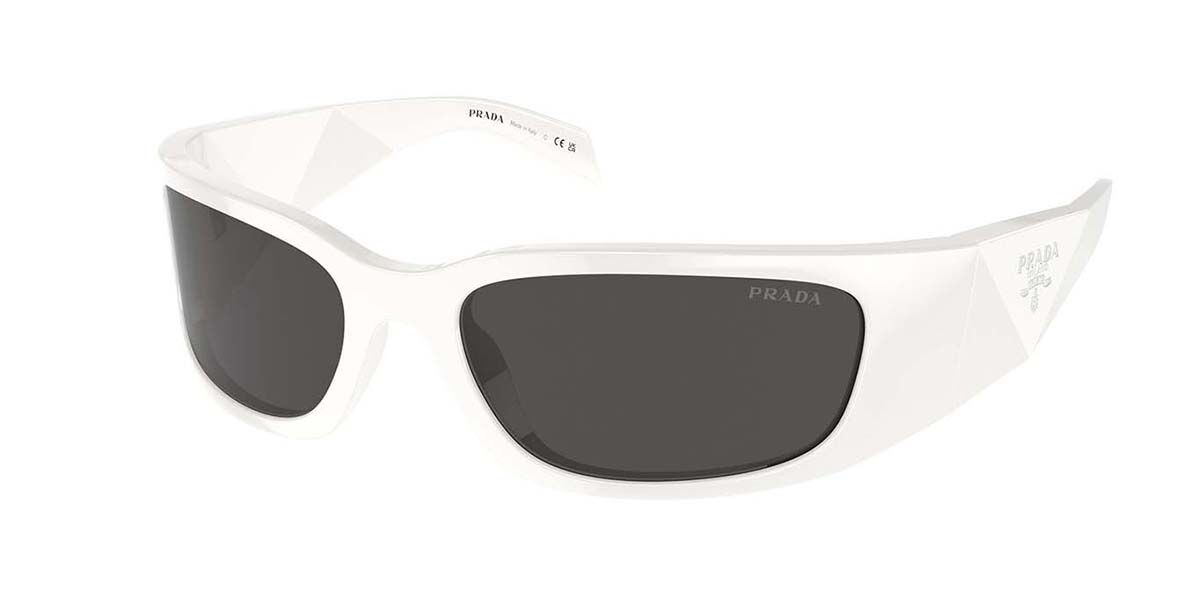 Image of Prada PR A19S 1425S0 Óculos de Sol Brancos Masculino PRT