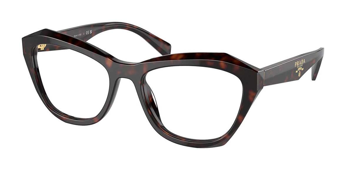 Image of Prada PR A20V 17N1O1 52 Tortoiseshell Damskie Okulary Korekcyjne PL