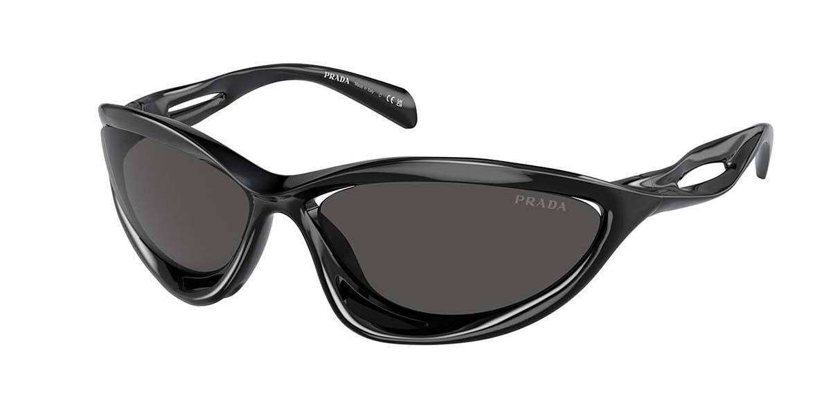 Image of Prada PR A23S 1AB5S0 60 Lunettes De Soleil Femme Noires FR