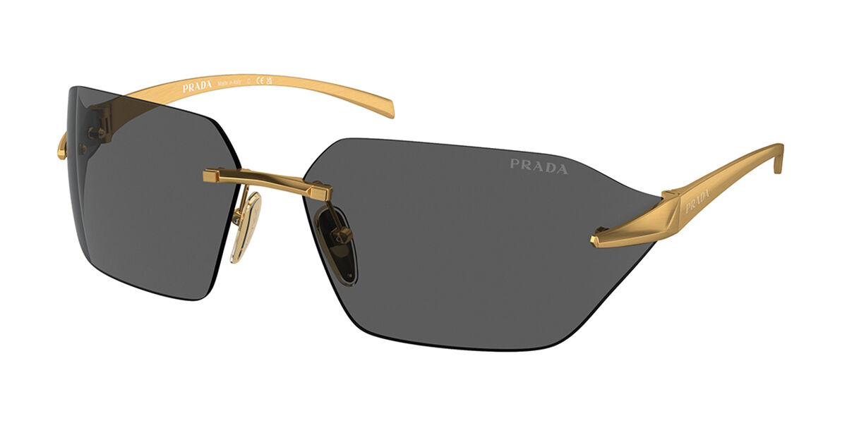 Image of Prada PR A55S 15N5S0 Gafas de Sol para Hombre Dorados ESP