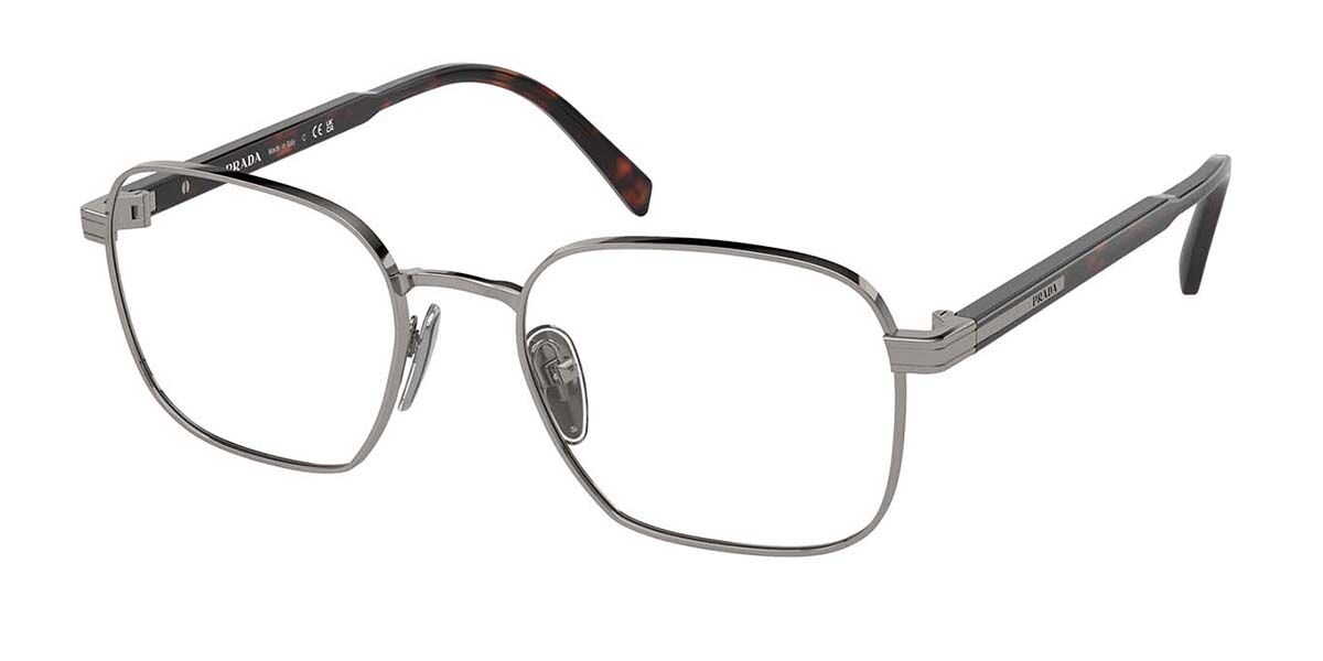 Image of Prada PR A55V 5AV1O1 51 Gunmetal Glasögon (Endast Båge) Män SEK