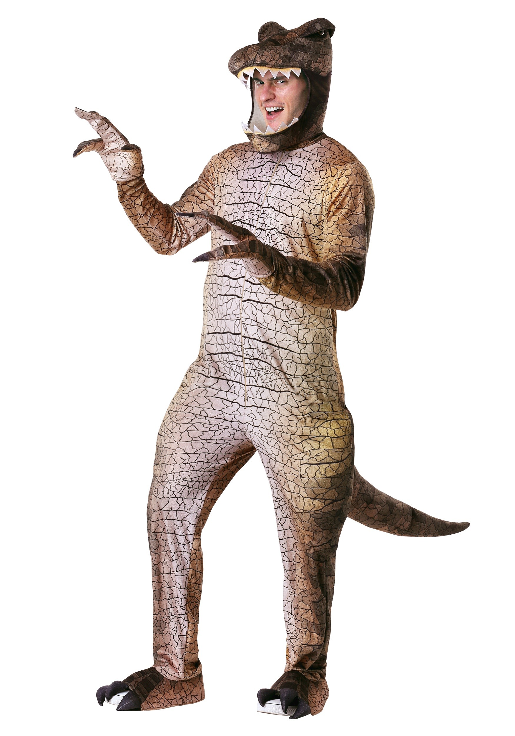 Image of Prehistoric T-Rex Dinosaur Costume for Adult Men ID FUN0672AD-L